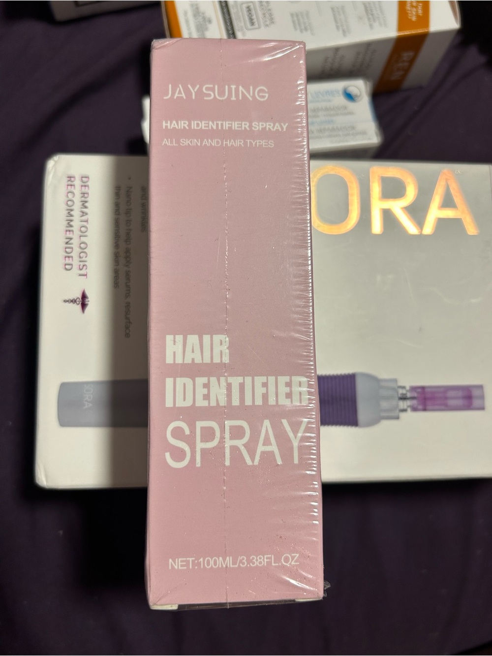 Pink Hair Identifier Spray for Precise Styling